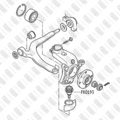 Шаровая опора FIXAR FK0193