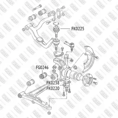 FK0220 FIXAR Шаровая опора