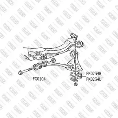 Шаровая опора FIXAR FK0234R