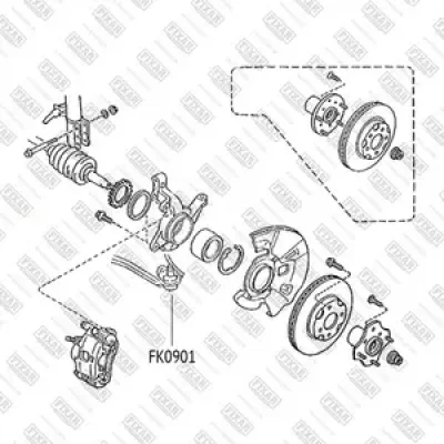 Шаровая опора FIXAR FK0901