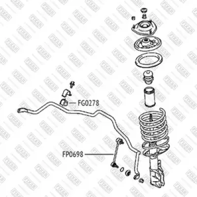 Тяга стабилизатора FIXAR FP0698
