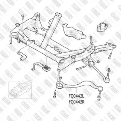 FQ0442R FIXAR Рычаг подвески