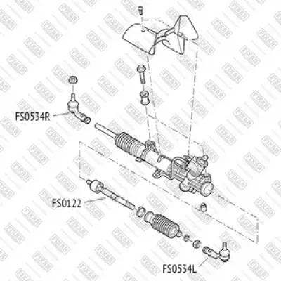 Тяга рулевая FIXAR FS0122