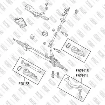 Тяга рулевая FIXAR FS0155