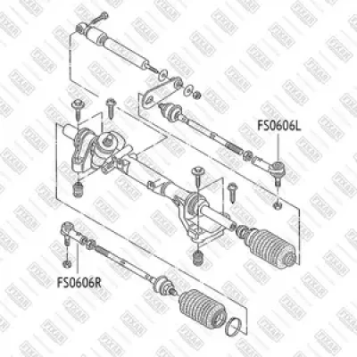 FS0606R FIXAR Наконечник рулевой тяги