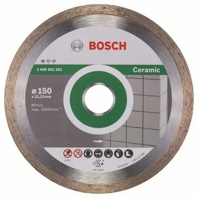 Круг алмазный 150х22 мм Standard for Ceramic BOSCH 2608602203