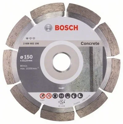 Круг алмазный 150х22 мм Standard for Concrete BOSCH 2608602198