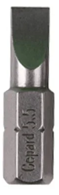 Насадка шлицевая SL4,5 25 мм 20 штук GEPARD GP3607-25