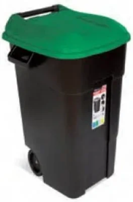 Контейнер для мусора пластиковый 120 л черный TAYG 422034