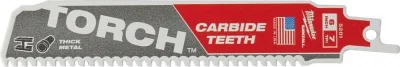 Полотно для ножовки Sawzall Torch-Carbide Teeth 150 X 7 Tpi по металлу MILWAUKEE 48005201