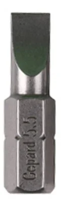 Насадка шлицевая SL5,5 25 мм 20 штук GEPARD GP3608-25