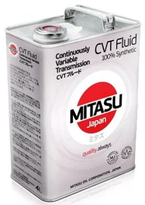 Масло трансмиссионное синтетическое CVT Fluid 4 л MITASU MJ-322-4