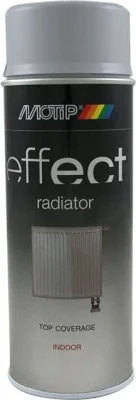 Краска аэрозольная для радиатора Deco Effect Radiator светло-серый глянцевая 400 мл MOTIP 302703