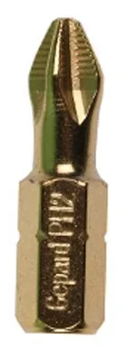 Насадка крестообразная PH2 25 мм 2 штуки с титановым напылением GEPARD GP3800-25