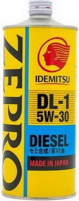 Моторное масло 5W30 синтетическое Zepro Diesel DL-1 1 л IDEMITSU 2156054