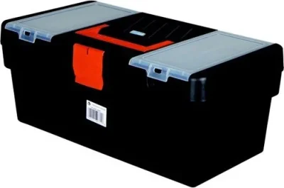 Ящик для инструмента пластмассовый Basic Line 40x21,7x16,6 см с лотком TAYG 112553