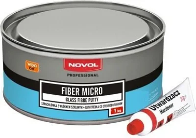 Шпатлевка Fiber Micro 1 кг NOVOL 1233