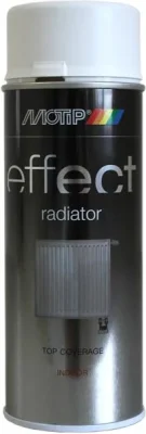 Краска аэрозольная для радиатора Deco Effect Radiator белый матовый 400 мл MOTIP 302702