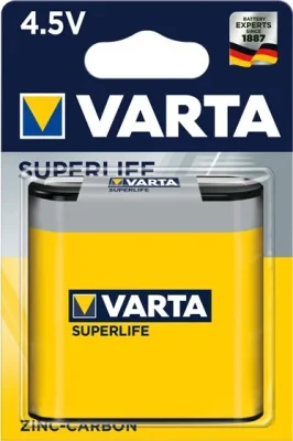 Батарейка 3R12 Superlife 4,5 V солевая VARTA 02012101411