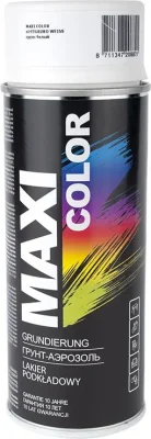 Грунтовка аэрозольная белый 400 мл Maxi Color 0002MX