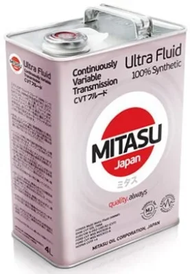 Масло трансмиссионное синтетическое CVT Ultra Fluid 4 л MITASU MJ-329G-4