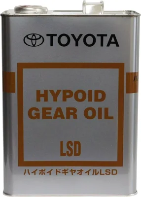 Масло трансмиссионное 85W90 Hypoid Gear Oil LSD 4 л TOYOTA 08885-00305
