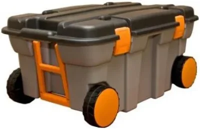 Ящик для инструмента пластмассовый на колесах С-1 835х400х510 мм с секциями PROFBOX 610355