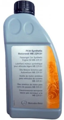 Моторное масло 5W30 синтетическое BENZ Synthetic Engine Oil Service 1 л MERCEDES A000989940211ALEE