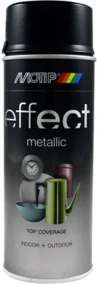 Краска аэрозольная Deco Effect Metallic черный 400 мл MOTIP 302510