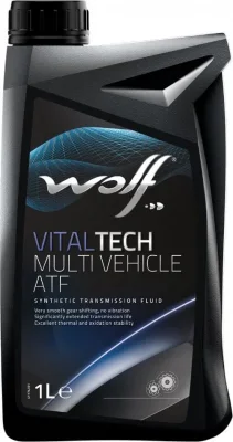 Масло трансмиссионное синтетическое VitalTech Multi Vehicle ATF 1 л WOLF 3010/1