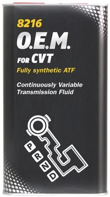 Масло трансмиссионное синтетическое 8216 OEM for CVT 4 л MANNOL 54812
