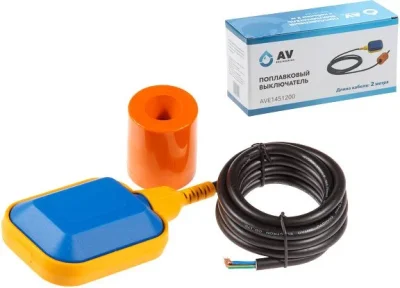 Поплавковый выключатель с кабелем 2 м AV engineering AVE1451200