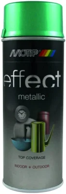 Краска аэрозольная Deco Effect Metallic зеленый 400 мл MOTIP 302513