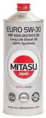 Моторное масло 5W30 синтетическое Euro Pao LL III Oil 1 л MITASU MJ-210-1