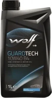 Моторное масло 10W40 полусинтетическое Guardtech B4 1 л WOLF 23127/1