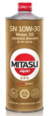 Моторное масло 10W30 полусинтетическое Motor Oil SN 1 л MITASU MJ-121-1