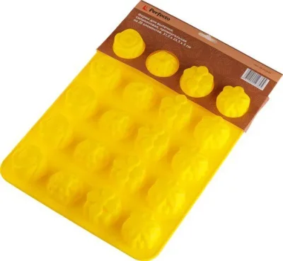 Форма для выпечки силиконовая прямоугольная 31,5х25,5х3 см желтая PERFECTO LINEA 20-012380