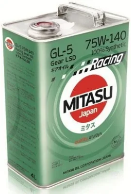 Масло трансмиссионное 75W140 синтетическое Racing Gear Oil GL-5 LSD 4 л MITASU MJ-414-4