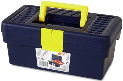 Ящик для инструмента пластмассовый 29x17x12,7 см с лотком 10 TAYG 110009