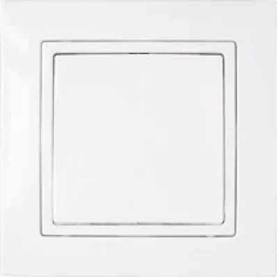 Выключатель одноклавишный двухполюсный скрытый Уют белый (С6/2 10-869) BYLECTRICA С6/210-869
