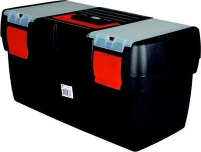 Ящик для инструмента пластмассовый Basic Line 50x25,8x25,5 см с лотком TAYG 115554