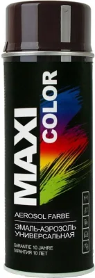 Эмаль аэрозольная универсальная коричнево-шоколадный 8017 400 мл Maxi Color 8017MX