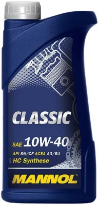 Моторное масло 10W40 полусинтетическое Classic 1 л MANNOL 33