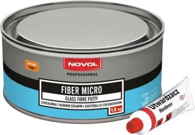 Шпатлевка Fiber Micro 1,8 кг NOVOL 1235