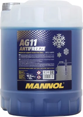 Антифриз G11 синий AG11 Longterm 10 л MANNOL 98837