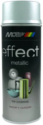 Краска аэрозольная Deco Effect Metallic брилиантовое серебро 400 мл MOTIP 302501