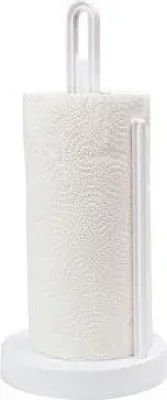 Держатель для бумажных полотенец пластиковый Solo снежно-белый BEROSSI АС19301000