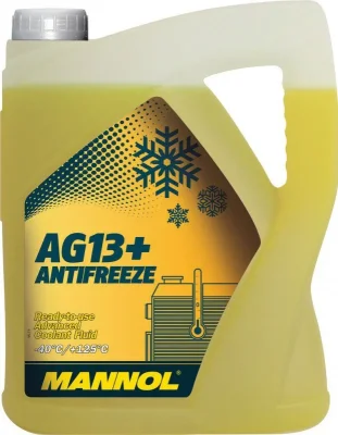 Антифриз желтый AG13+ Advanced 5 л MANNOL 98987