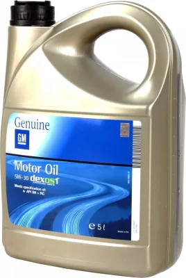 Моторное масло 5W30 синтетическое Dexos1 5 л GM 95599877