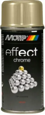 Краска аэрозольная Deco Effect Chrome золото 150 мл MOTIP 312603